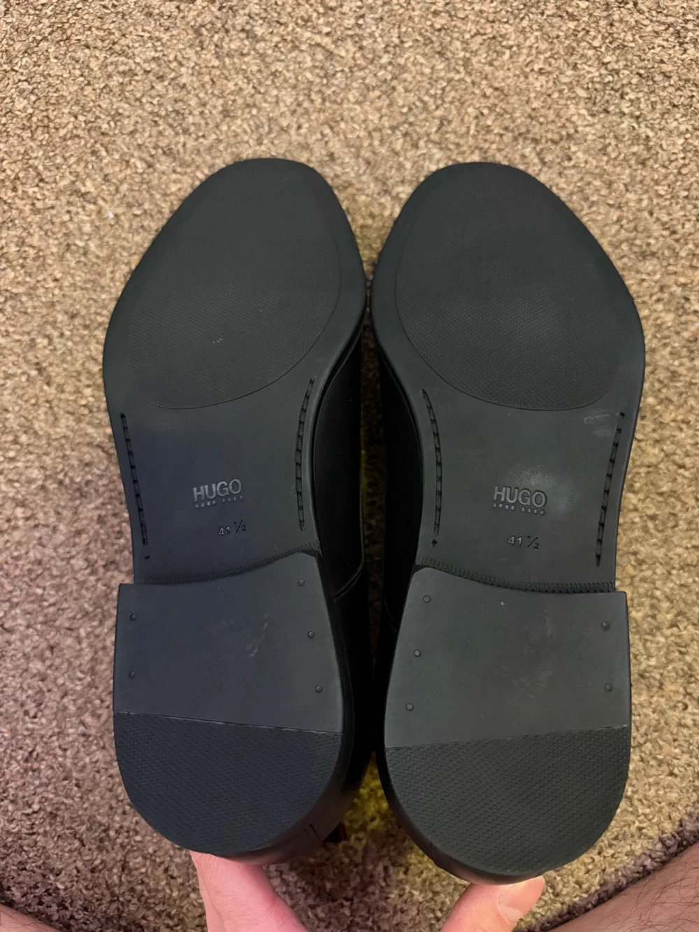 Hugo Boss Black Leather Chukka Boots